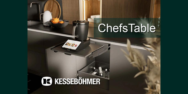 ChefsTable — революционный поворотный стол для современной кухни Kessebohmer в Кемерове