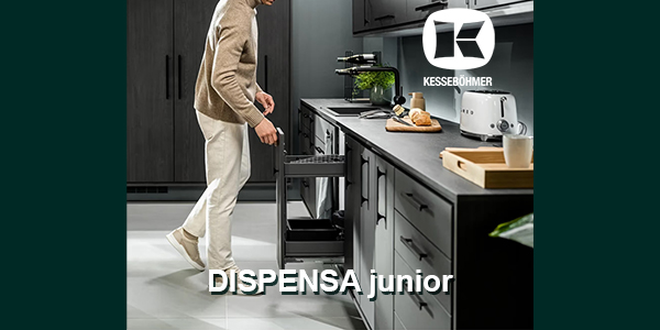 Как решить проблему нехватки места на кухне - поможет DISPENSA junior slim от Kesseböhmer Kessebohmer в Кемерове