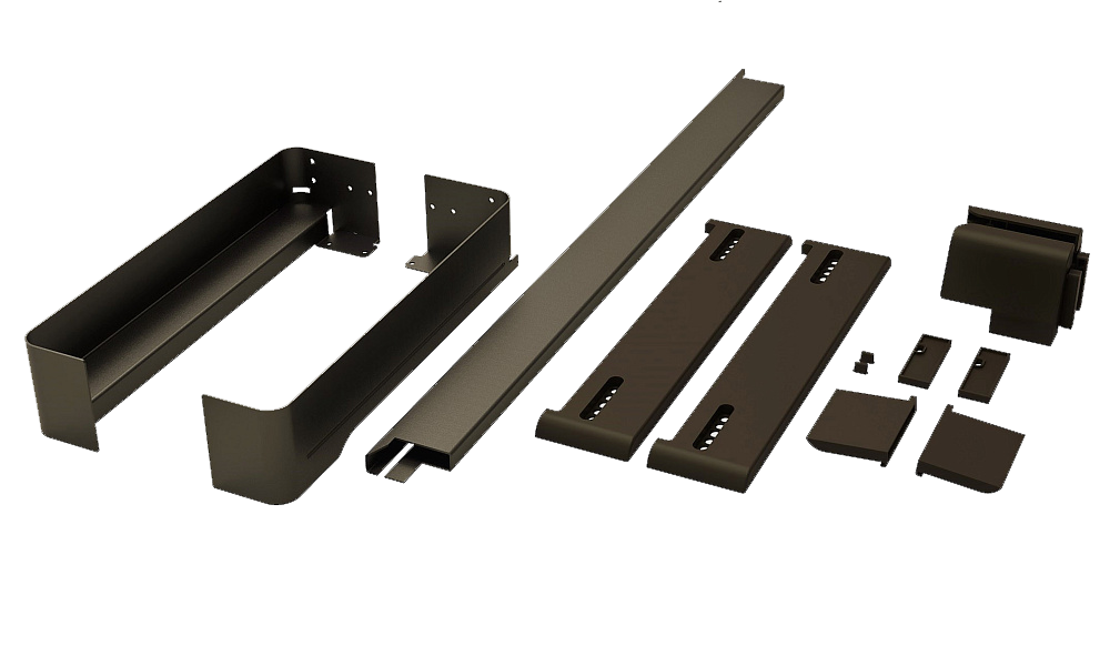 Рама-держатель выдвижная 450 мм Конеро W 410-470 мм D 475 мм со штангой без вешалок цвет ШАМПАНЬ