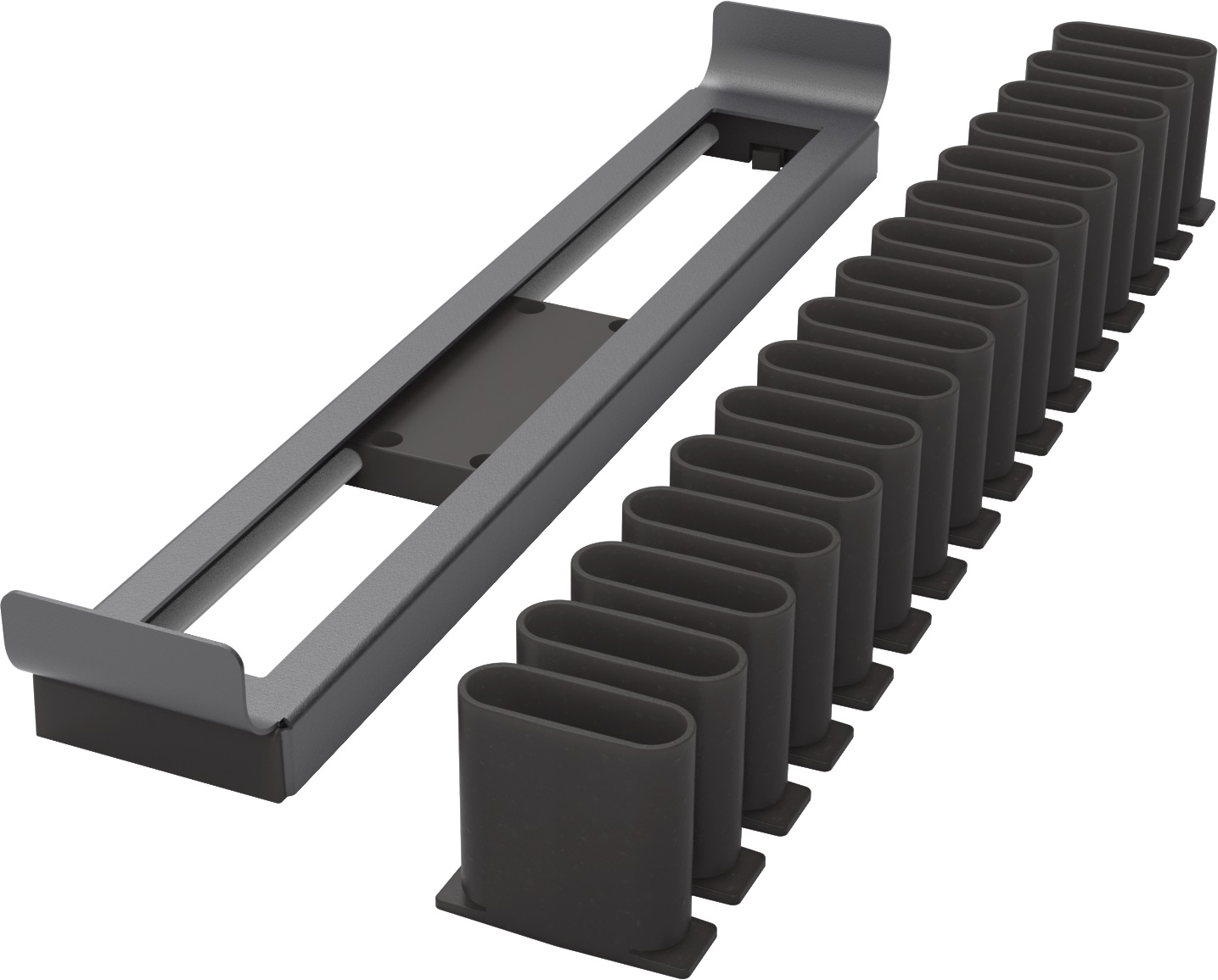 Держатель для галстуков и ремней выдвижной 320 мм Конеро D 345 мм цвет ЧЕРНЫЙ Kessebohmer | официальный магазин