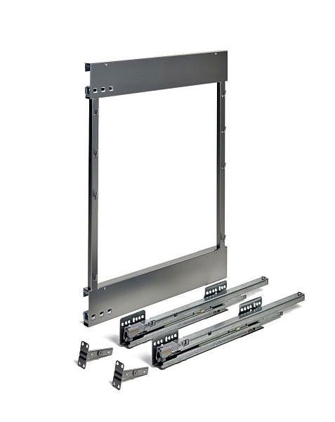 Комплект установочный правый, Комфорт II, H 654, Рама 630 мм + направляющие + крепления, цвет АНТРАЦИТ