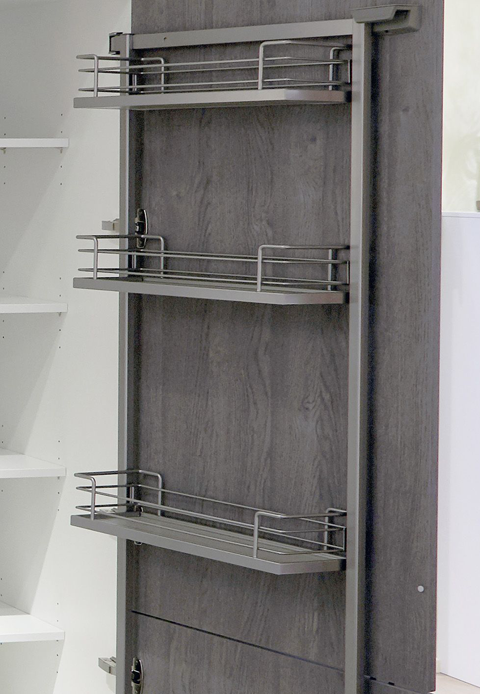 Комплект Тандем Сайд 600 мм, H 800, Арена КЛАССИК, Рама + 3 полки, цвет ТИТАН Kessebohmer | официальный магазин