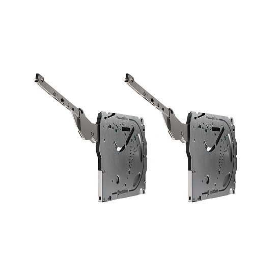 Силовой модуль тип M-L левый и правый ФриСлим Флап, НИКЕЛЬ с доводчиком Kessebohmer | официальный магазин